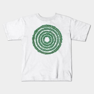 Merry go round (green) Kids T-Shirt